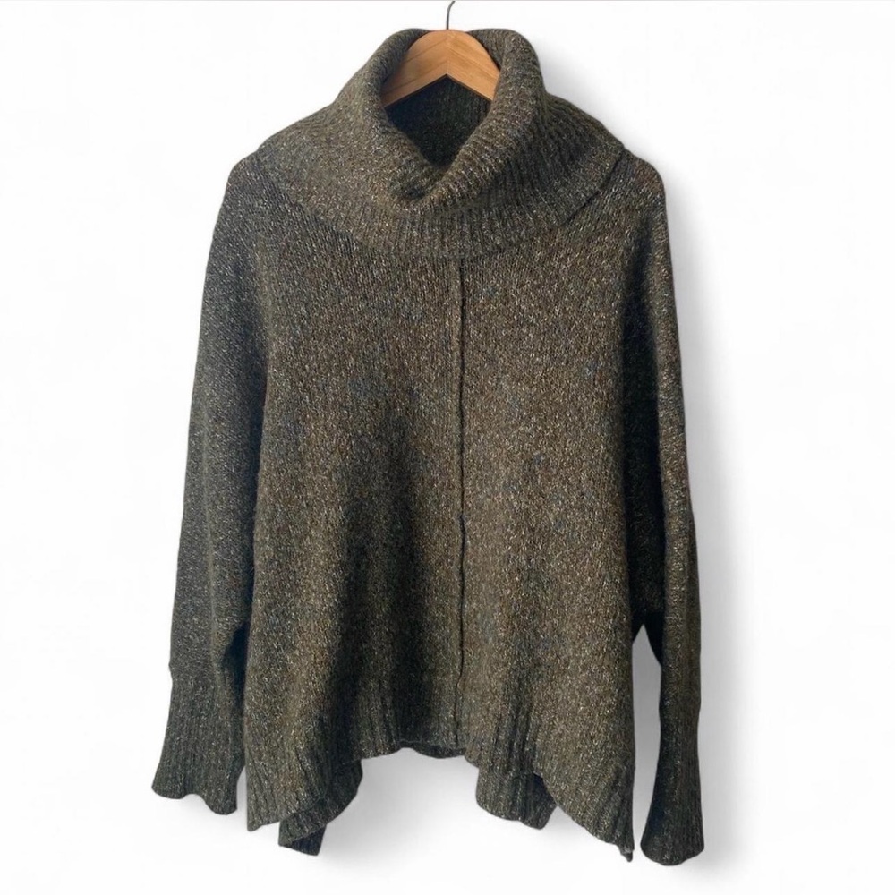 Ruby Moon Forest Green Cowl Neck Sweater